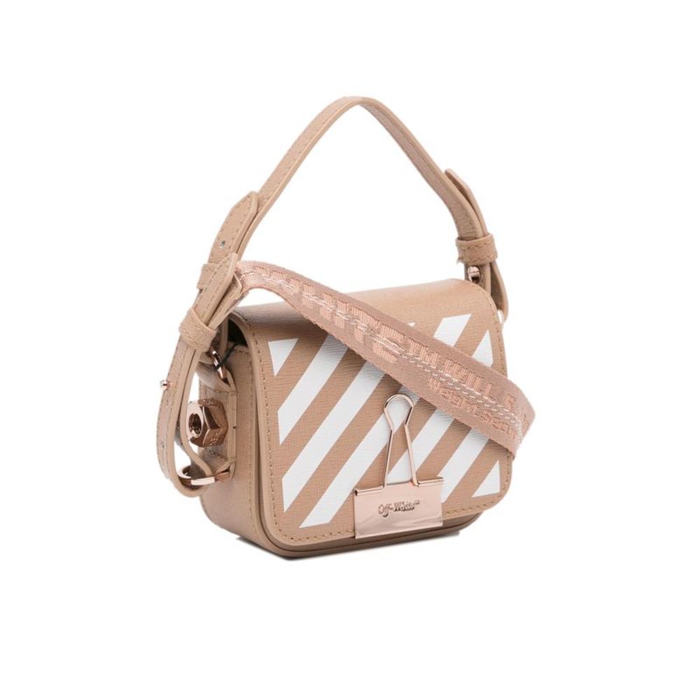 Pre Loved Off-White Mini Diag Binder Clip Bag - Picture 2 of 8